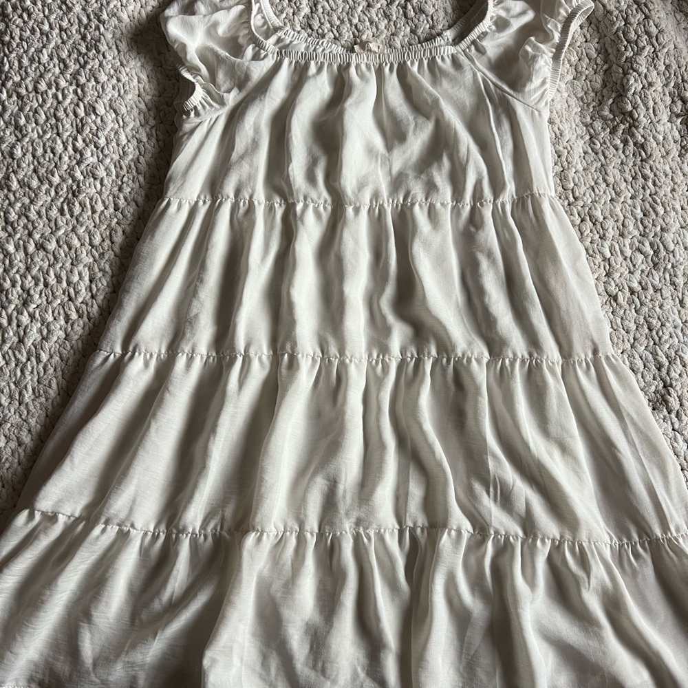 White Babydoll Mini Dress